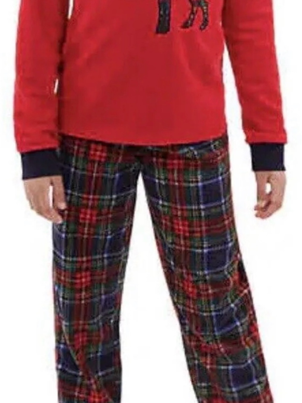 Eddie Bauer Kids Red Plaid Pajama Set - Size 6